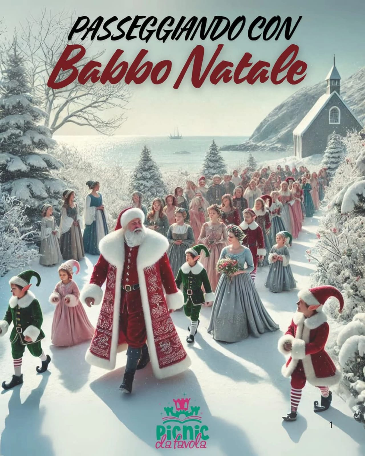 passeggiando con babbo natale - picnic da favola - 15 dicembre - frontemare